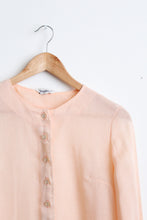 peony pink button up