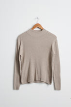 sand cotton turtleneck