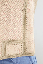 leather patchwork vest