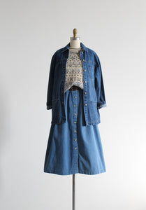 hudson falls denim chore coat