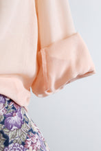 peony pink button up