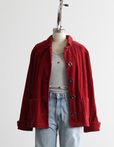 rhubarb corduroy chore coat