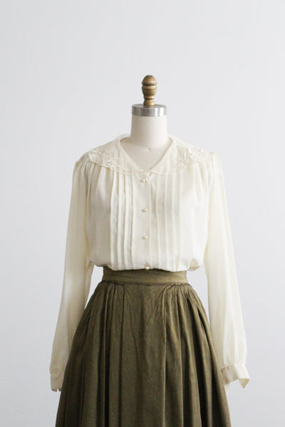 austen collared blouse