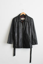 caroline black leather jacket