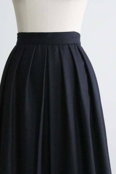 nightwild wool midi skirt