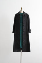 pewter wool & mohair trench (m/l)