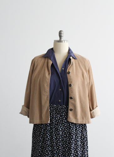 fawn corduroy chore coat