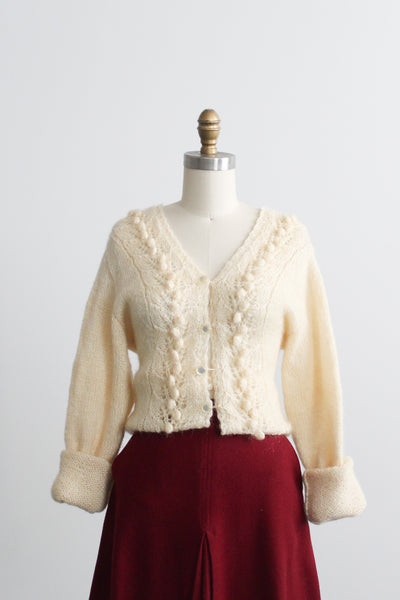 cumulus mohair cardigan