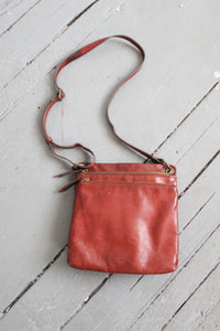 saddlebrown leather shoulder bag