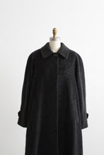 pewter wool & mohair trench (m/l)
