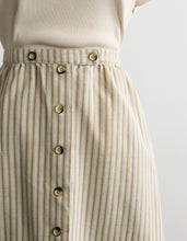 may market striped skirt