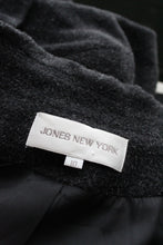 pewter wool & mohair trench (m/l)