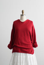 tomato cotton sweater