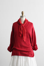 tomato cotton sweater