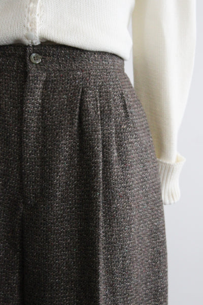 annie hall wool trousers