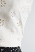 daisy chain silk cropped tank