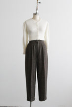 annie hall wool trousers