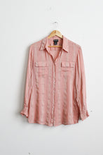 rosewater silk button up