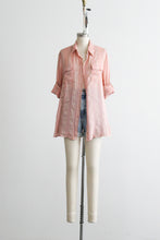 rosewater silk button up