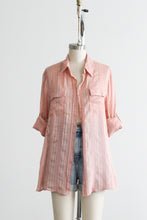 rosewater silk button up