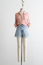 rosewater silk button up