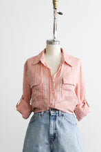 rosewater silk button up