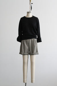 graphite wool pullover