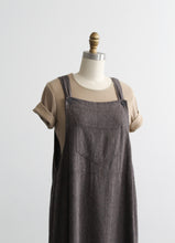 cloudline linen pinafore