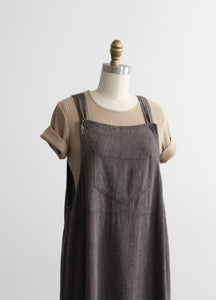 cloudline linen pinafore