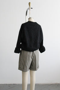 graphite wool pullover