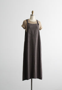 cloudline linen pinafore