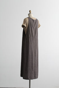 cloudline linen pinafore