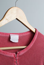 rose quartz waffle knit tee