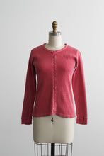 rose quartz waffle knit tee