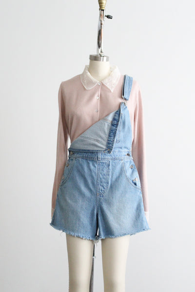driftwood short overalls