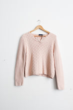ballet pink cotton sweater