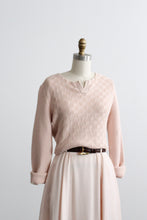 ballet pink cotton sweater