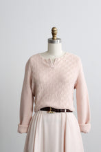 ballet pink cotton sweater