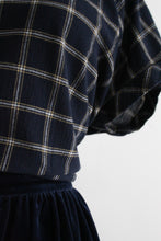 windowpane indigo tee (m)