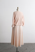 slipper pink maxi skirt