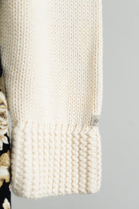 buttercream cotton turtleneck
