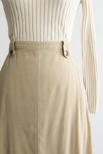 almond midi skirt