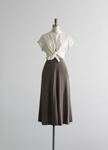 morel silk skirt