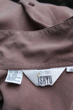 walnutshell silk button up