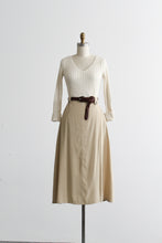 almond midi skirt