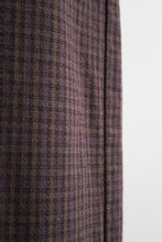 emma plaid cotton trousers
