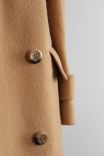 camel wool trench
