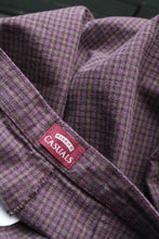 emma plaid cotton trousers