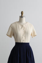 parchment silk button up