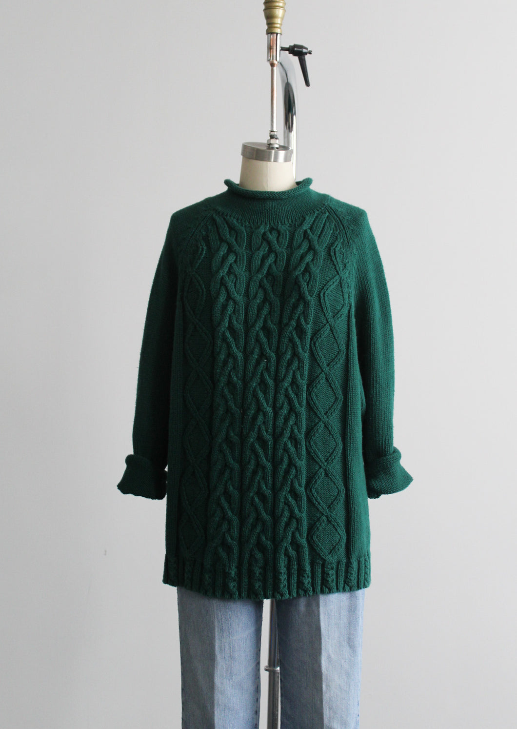 spruce cotton fisherman sweater